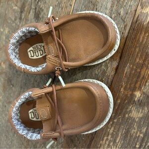 Hey Dude Kids Tan Moccasins